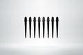 SHOKUNIN SLIM SETTING CLIPS — 12 PACK